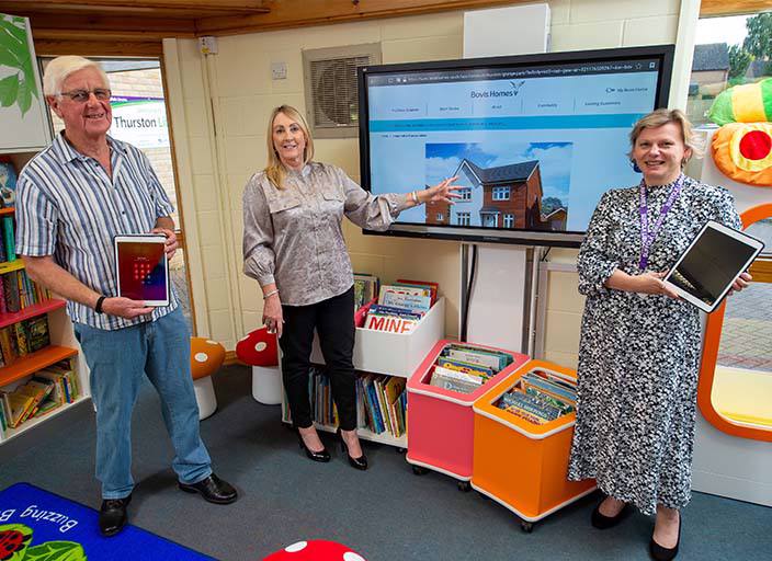 Thurston Library digital donation boost from Bovis Homes